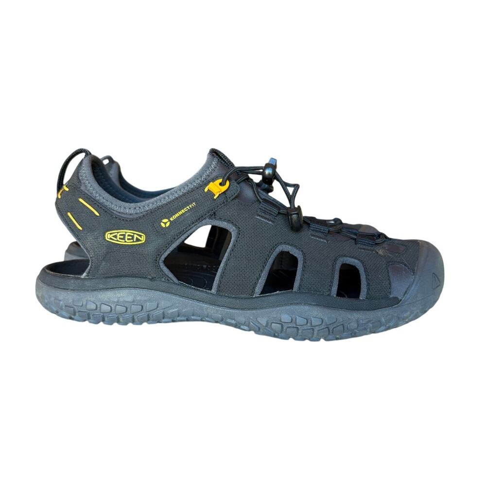 Keen Mens Black SOLR Water Sandals for Outdoor Aquatic Sports Gorpcore size 9 - Picture 2 of 16